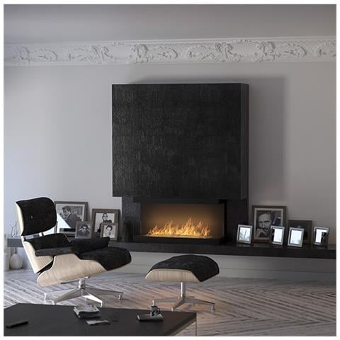 Inside C Vers3 - Biocamino Trifacciale Camino A Bioetanolo Da Incasso Cm 100 - Bruciatore Lineare 80cm / Capienza 2l - Foto 7