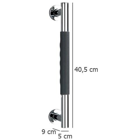 Secura - Binario Per Bagno In Acciaio Inox, 40,5 Cm - Foto 3