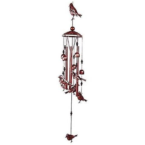 Wind Chime Civetta Retro - Campane Vento Giardino 90 Cm Ferro - Foto 6