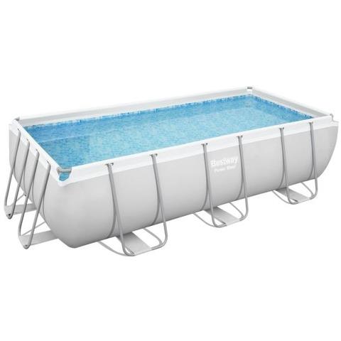 Piscina 56441 5 Power Steel Rettangolare Accessoriata Grigio C - Foto 1