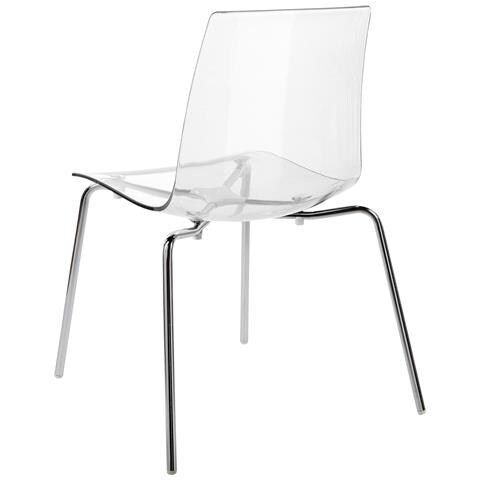 Set Di 2 Sedie Da Pranzo Trasparente Silerton - Foto 2