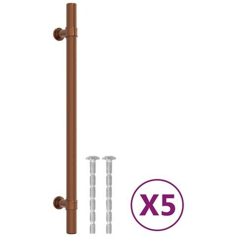 Maniglie per Mobili 5pz Bronzo 192mm in Acciaio Inox - Foto 2