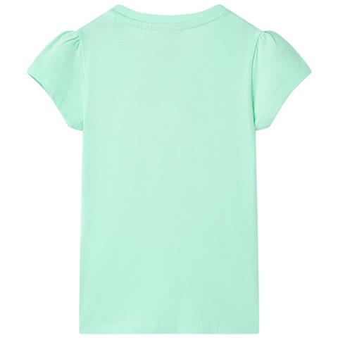 Maglietta Da Bambina Verde Brillante 104 - Foto 2