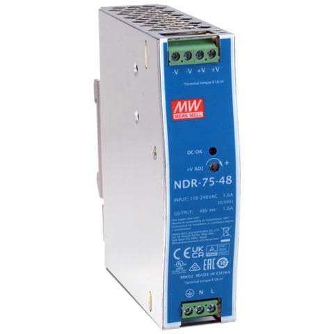 POW-4822 alimentatore per computer 75 W Blu, Argento - Foto 1