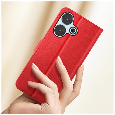 Custodia Per Xiaomi Redmi 13 4g Copertina Portafoglio E Supporto Video - Foto 5