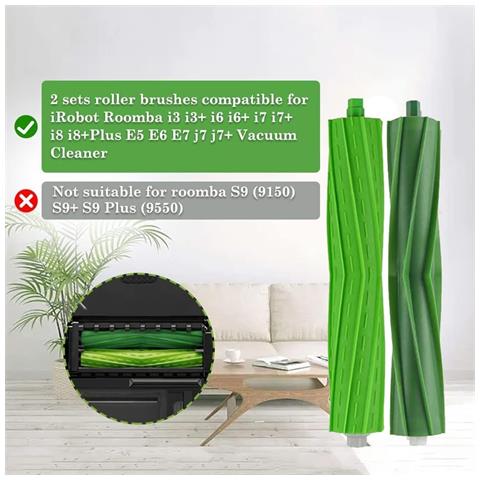 Spazzola Principale Per Irobot Roomba I7 I7+ E5 E6 I6 Series - Foto 2