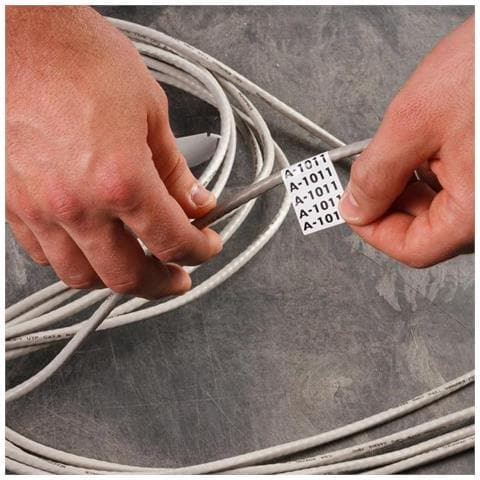 M4-91-498 Etichetta Per Stampante Nero, Bianco Etichetta Per Stampante Autoadesiva - Foto 3