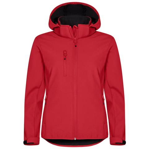 Classic Softshell Hoody Lady Rosso Xs - Foto 1