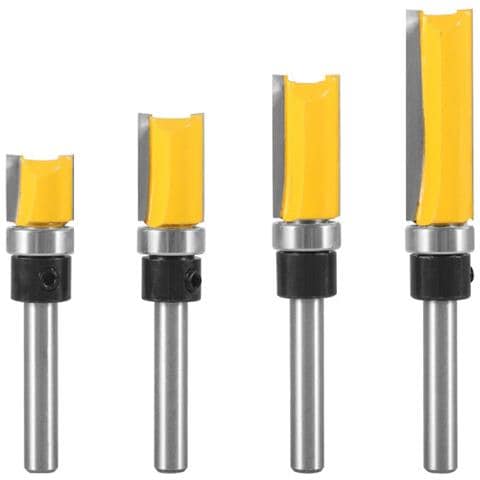 La Fresatrice Per Legno Con 4 Pz. Taglierine Diritte (gialle) - Foto 1