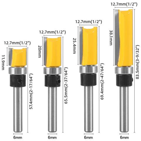 La Fresatrice Per Legno Con 4 Pz. Taglierine Diritte (gialle) - Foto 2