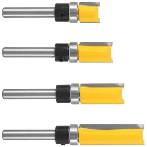 La Fresatrice Per Legno Con 4 Pz. Taglierine Diritte (gialle) - Foto 3
