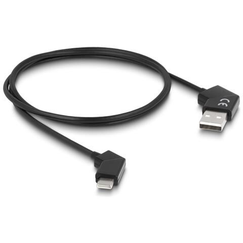 Cavo USB 2.0 Tipo-A maschio a USB Type-C maschio ruotabile con ricarica rapida da 60 W 1,2 m - Foto 1