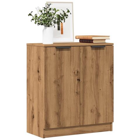 Credenza Rovere Artigianale 60x30x70 Cm In Truciolato - Foto 1