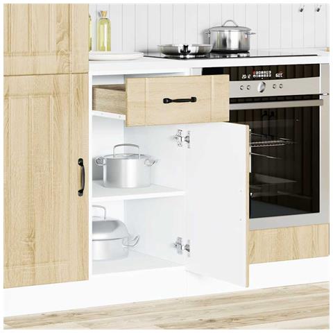 Base Da Cucina Lucca Rovere Sonoma In Legno Multistrato - Foto 2