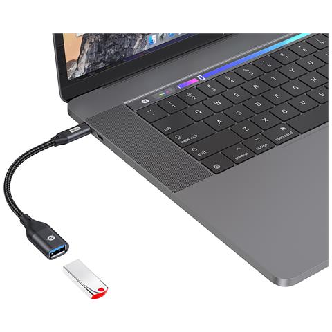 ABBY18B adattatore per inversione del genere dei cavi USB-C USB-A Nero - Foto 2
