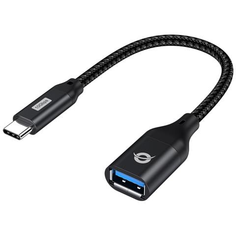 ABBY18B adattatore per inversione del genere dei cavi USB-C USB-A Nero - Foto 1