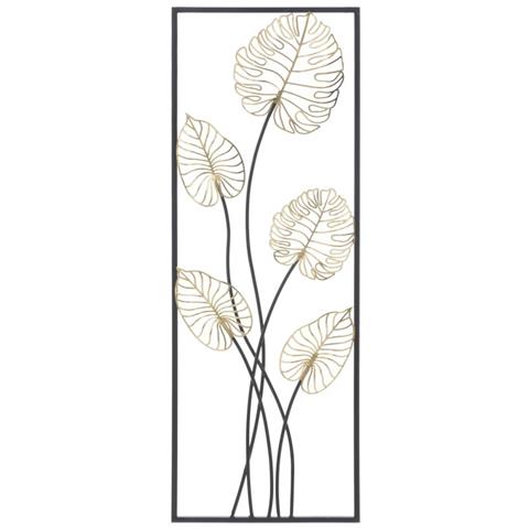 Decorazione In Metallo 3d Foglia 44 - Multicolore - Metallo - 31x2,5x90 Cm - Foto 1