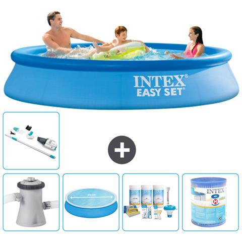 Piscina Fuori Terra - In Giro - 305x61 Cm - Blu - Include Accessori Coordinati A845 - Foto 1
