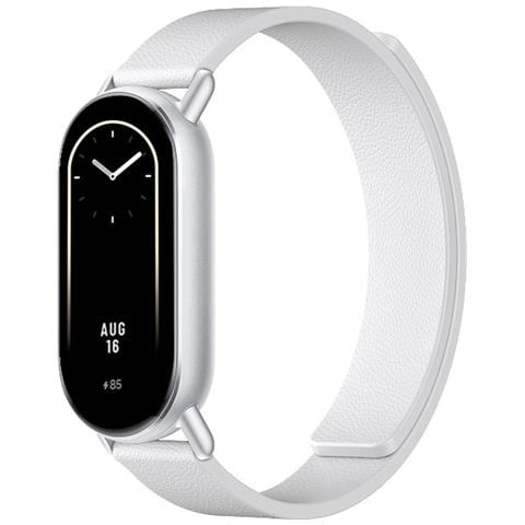 Cinturino In Pelle Per Xiaomi Band 8/9 - Magnetico White - Foto 5
