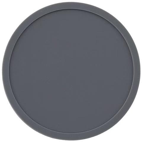 Set Di 10 Sottobicchieri In Silicone Per Bar, Caffè E Acqua Grey - Foto 1