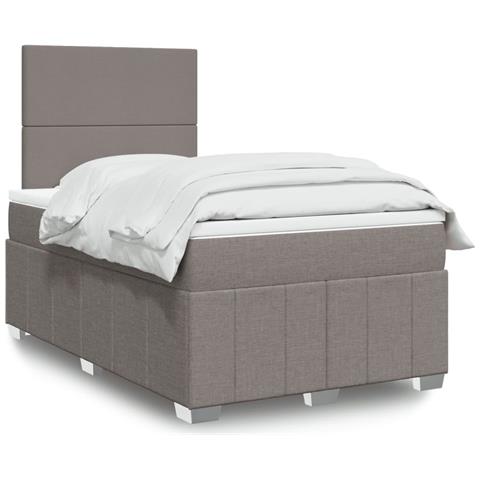 Giroletto a Molle con Materasso Tortora 120x190 cm in Tessuto - Foto 2