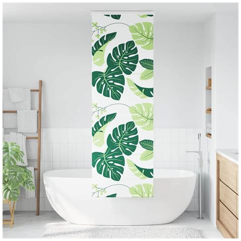 Tenda a Rullo per Doccia Cassonetto 60x240 cm Larghezza Tessuto - Foto 2