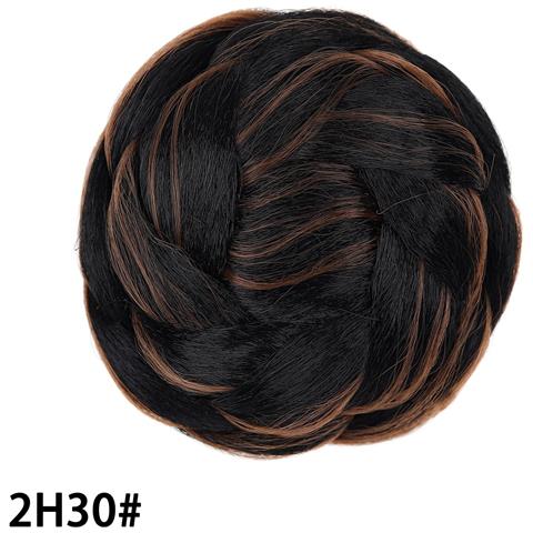Elegante Chignon Nero - Extension Capelli Chignon Retro - Foto 1