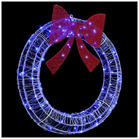 Ghirlanda con 80 LED Blu 90 cm Acrilico - Foto 2