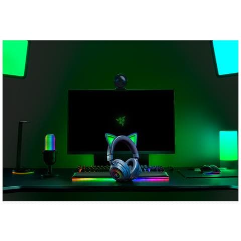 Kraken Kitty V3 Pro Auricolare Con cavo e senza cavo A Padiglione Gaming USB tipo A Bluetooth Nero - Foto 1