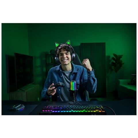 Kraken Kitty V3 Pro Auricolare Con cavo e senza cavo A Padiglione Gaming USB tipo A Bluetooth Nero - Foto 2