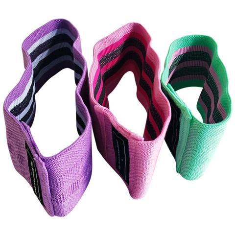 Set Di 3 Fasce Elastiche Di Resistenza Per Squat, Ideali Per Allenamenti Di Fianchi E Gambe 7 Cm - Foto 1