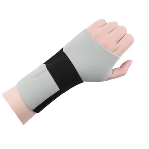 Tutore Per Polso Sinistro Con Stecca In Alluminio - Stecca Rimovibile E Compressione Regolabile Black+grey M - Foto 6