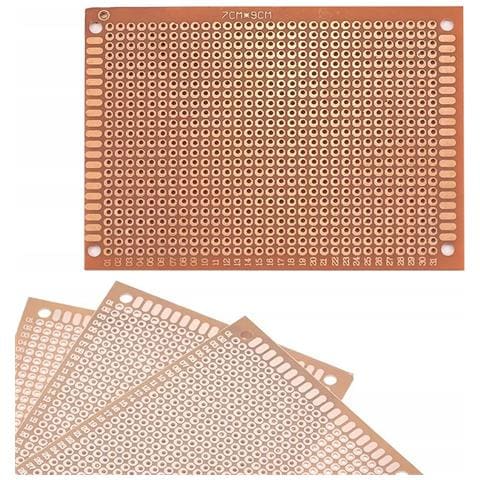 Piastra Prototipo Universale 70x90 Mm - Montaggio Tht, Fori 2,54 Mm | Elettronica Saldatura | Alta Qualità, Versatilità - Foto 1