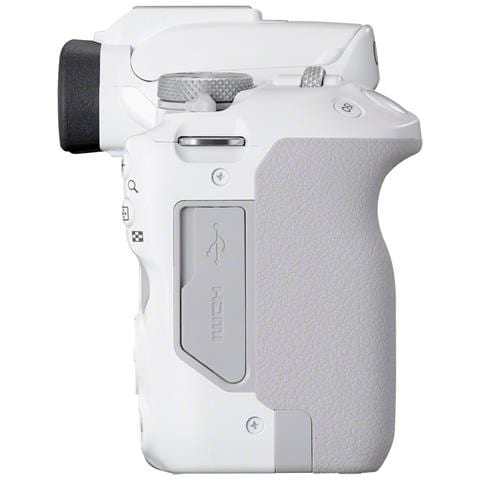 EOS R50, White + RF-S 18-45mm F4.5-6.3 IS STM Kit MILC 24,2 MP CMOS 6000 x 4000 Pixel Bianco - Foto 2