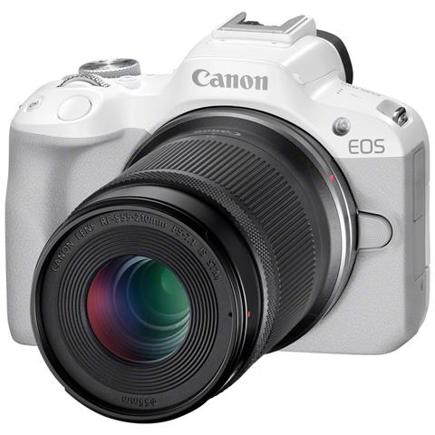 EOS R50, White + RF-S 18-45mm F4.5-6.3 IS STM Kit MILC 24,2 MP CMOS 6000 x 4000 Pixel Bianco - Foto 17