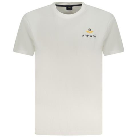 MAGLIETTA A MANICHE CORTE DA UOMO BIANCA - Colore: Bianco, Taglia: 2XL - Foto 1