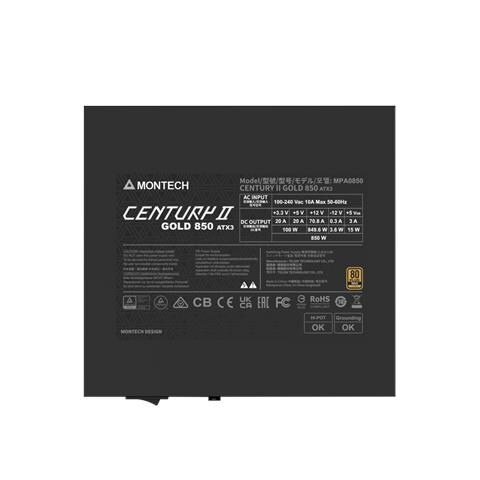 CENTURY II alimentatore per computer 850 W 20+4 pin ATX ATX Argento, Nero - Foto 7