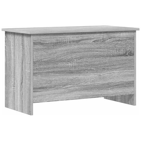 Cassa di stoccaggio Sonoma grigio 80 x 40 x 50 cm - Foto 1