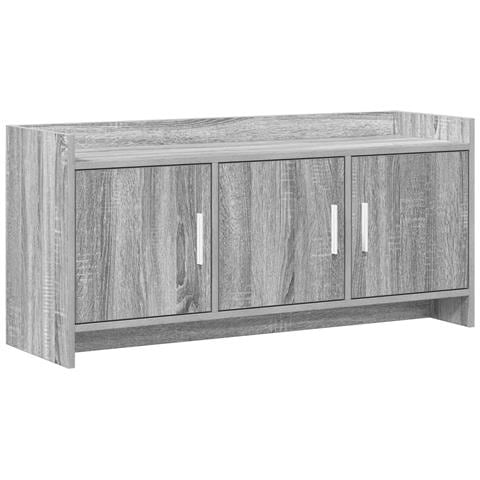 Mobile TV 102 x 33 x 47 cm Sonoma grigio Legno ingegnerizzato - Foto 1