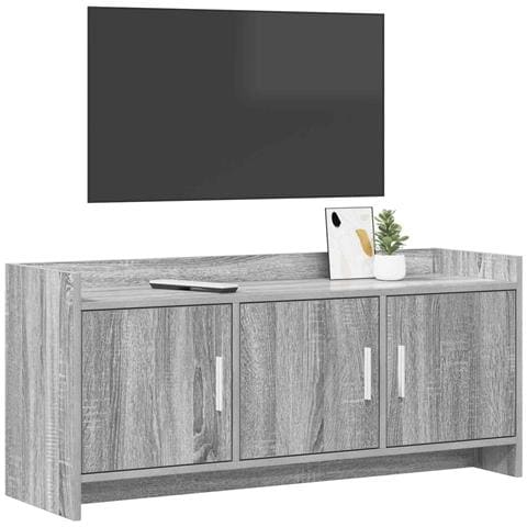 Mobile TV 102 x 33 x 47 cm Sonoma grigio Legno ingegnerizzato - Foto 2