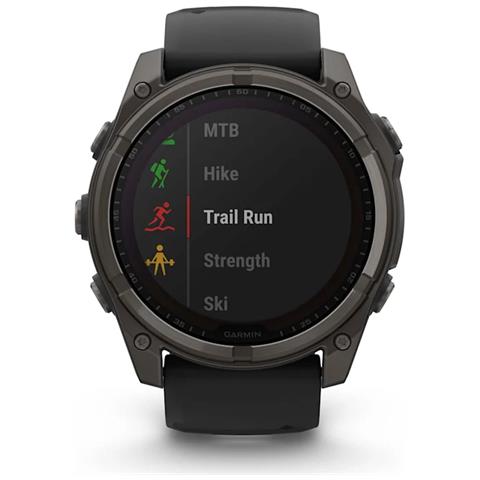 fenix 8 3,56 cm (1.4") 51 mm Digitale 280 x 280 Pixel Touch screen Titanio Wi-Fi GPS (satellitare) - Foto 2