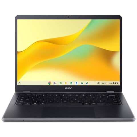 Chromebook CRMBK 514 IP-N150 8/128 BLK CHR Intel® N 35,6 cm (14") Touch screen WUXGA 8 GB LPDDR5x-SDRAM 128 GB eMMC Wi-Fi 7 (802.11be) ChromeOS Nero - Foto 1
