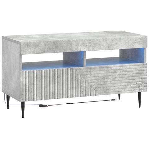 Mobile TV LED Grigio Cemento Legno ingegnerizzato - Foto 1