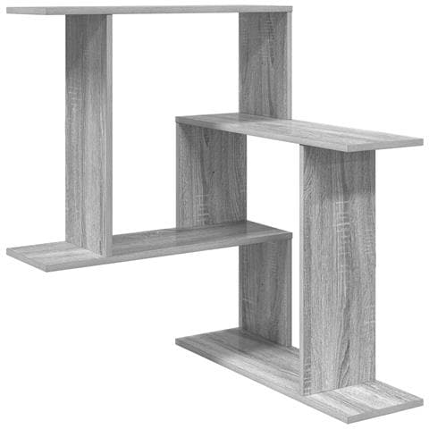 Scaffale da parete Sonoma grigio 67 x 67 x 87 cm - Foto 1