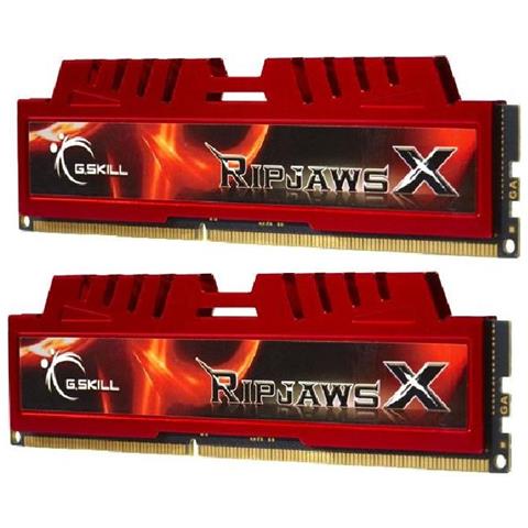 Memoria Dimm RipjawsX 8 GB (2 x 4GB) DDR3 1600 Mhz CL9 Non-ECC Dissipatore Rosso - Foto 4