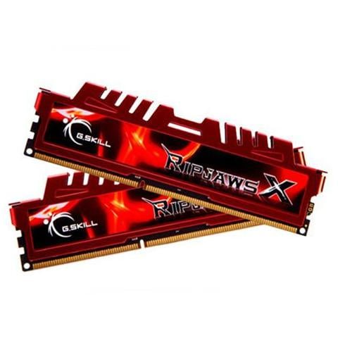 Memoria Dimm RipjawsX 8 GB (2 x 4GB) DDR3 1600 Mhz CL9 Non-ECC Dissipatore Rosso - Foto 1