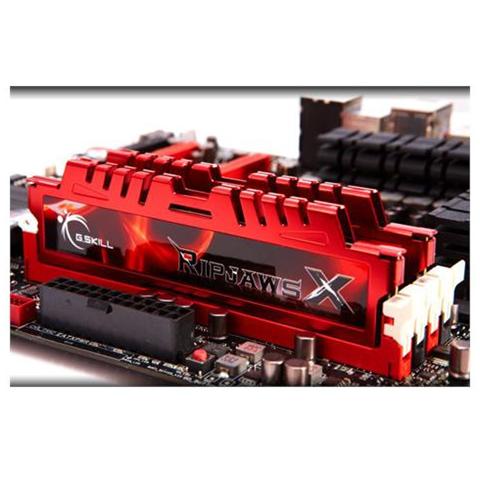 Memoria Dimm RipjawsX 8 GB (2 x 4GB) DDR3 1600 Mhz CL9 Non-ECC Dissipatore Rosso - Foto 2