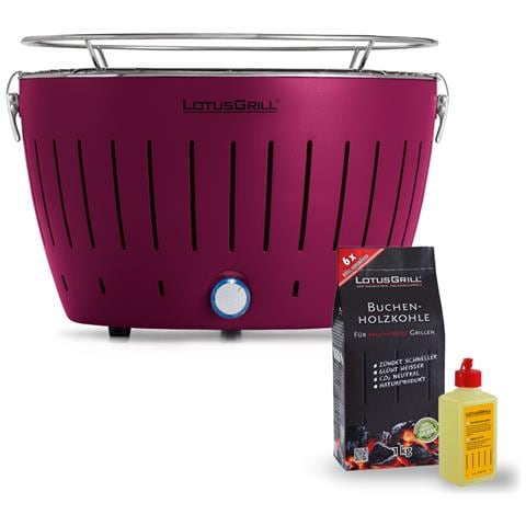 Barbecue XL da Tavolo Colore Viola Prugna - Foto 8