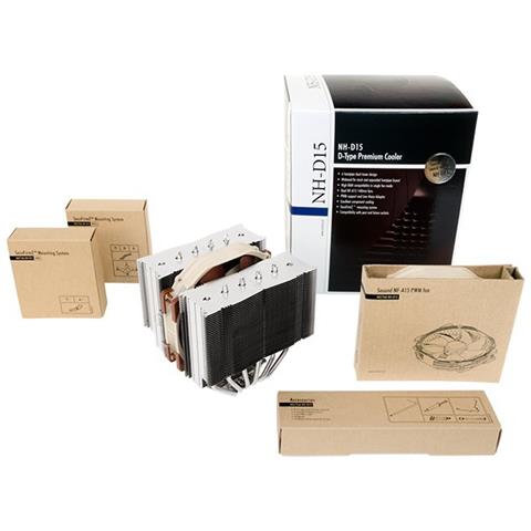 Dissipatore NH-D15 per CPU Intel Socket LGA 1150 / 1155 / 1156 / 2011 (Square ILM) e AMD Socket AM2 / AM2+ / AM3 / AM3+ / FM1 / FM2 / FM2+ - Foto 10