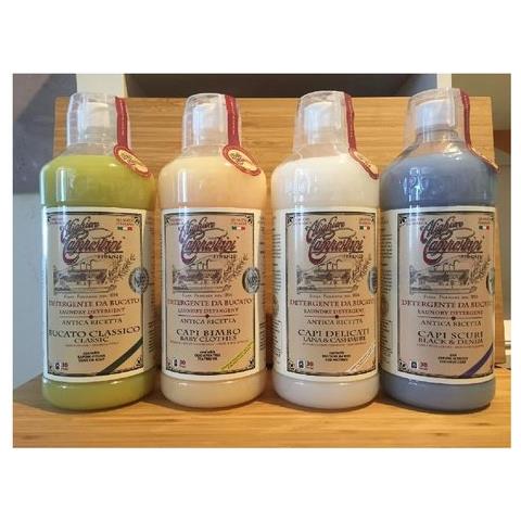 Detergente 1 Lt Capi Scuri E Denim. Antica Ricetta. A Mano E In Lavatrice. Mantiene I Colori - Foto 1